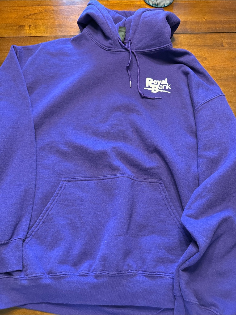 Purple Hoodie - women's Pullover Sweatshirt size XL